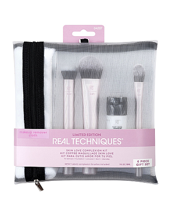 Real Techniques Skin Love Complexion Kit - Набор для макияжа с косметичкой - hairs-russia.ru
